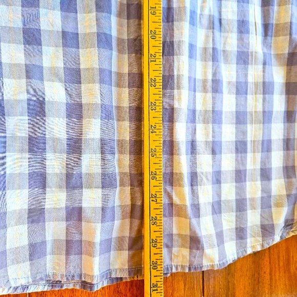 AIRAT RETRO WESTERN PEARL SNAP SHIRT XXL BLUE PLAID - Picture 4 of 8